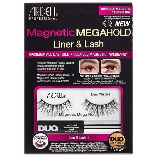 Ardell - Magnetic Megahold Liner & Lash Demi Wispies Künstliche Wimpern 1 Stück 1 Set, 1 stk, Ardell