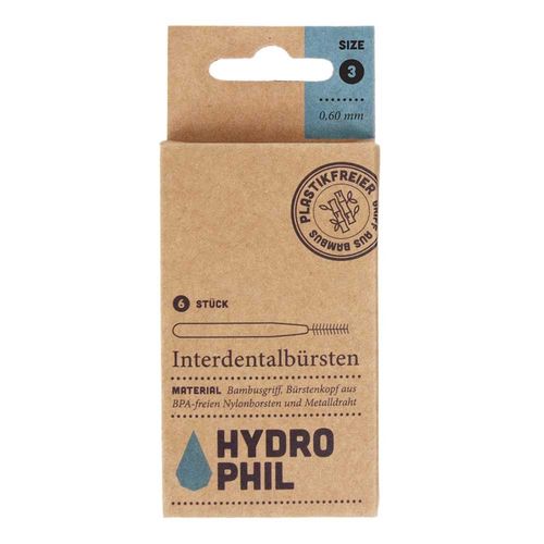 Hydrophil - Interdental Sticks 0.60 mm - 6 Stück Zahnzwischenraum 1 Stück, 1 stk, Hydrophil