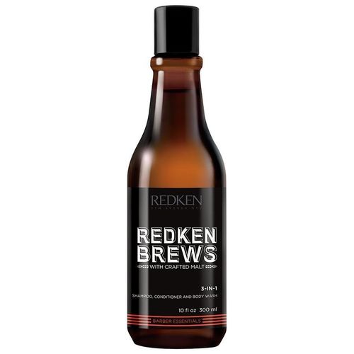 Redken - Brews 3-in-1 Shampoo 300 ml Herren, 300 ml, Redken