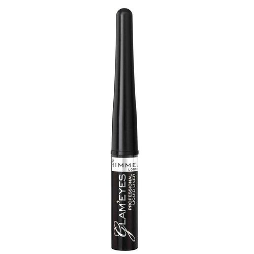 Rimmel London - Glam'Eyes Professionelle Fl&uuml;ssigkeit Eyeliner 4 ml, 4 ml, Rimmel London