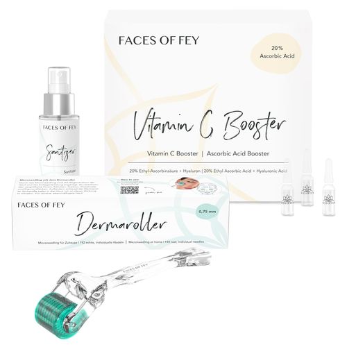 FACES OF FEY - Microneedlingset Basic Vitamin C 0,75mm Gesichtspflegesets 1 St&uuml;ck, 1 stk, FACES OF FEY