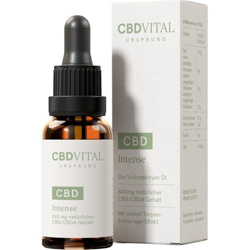 CBD Vollspektrum Öl URSPRUNG Intense, 20 ml, CBD VITAL