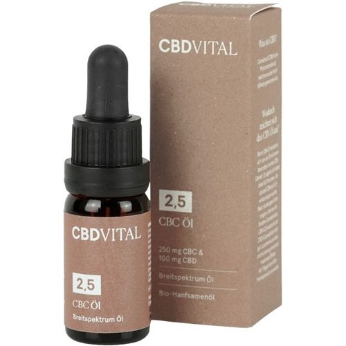 CBC (Cannabichromen) Öl 2,5%, 10 ml, CBD VITAL
