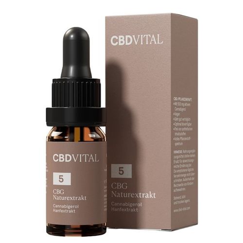 CBG Öl Naturextrakt 5%, 10 ml, CBD VITAL