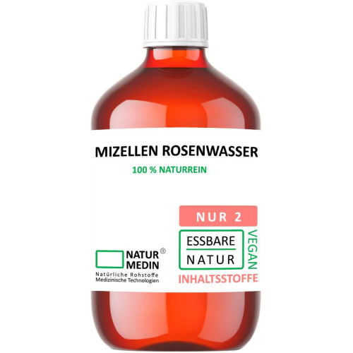 NATURMEDIN® Mizellen Rosenwasser Balanced, 250 ml, Naturmedin