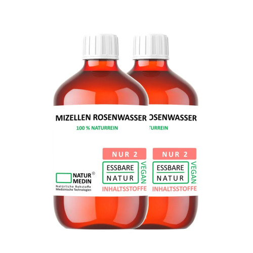 NATURMEDIN® Mizellen Rosenwasser Balanced, 1000 ml, Naturmedin