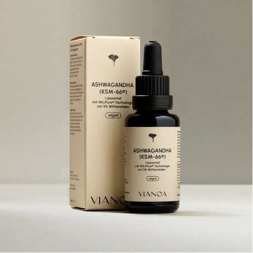 Ashwagandha Tropfen KSM-66, 30 ml, VIANOA Health GmbH