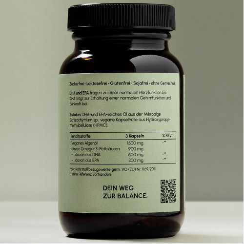 Omega 3 vegan, 90 Stk., VIANOA Health GmbH