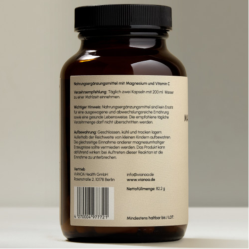 Magnesium Komplex, 120 Stk., VIANOA Health GmbH