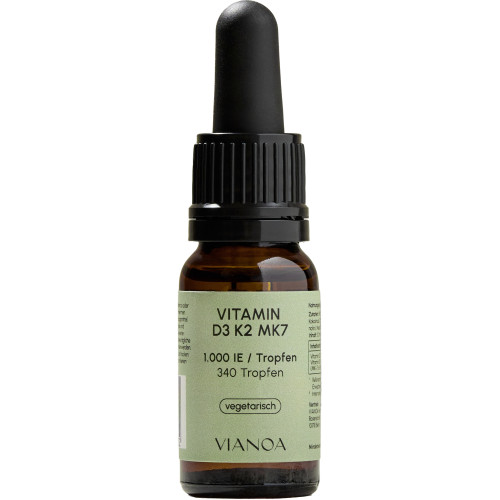 Vitamin D3 + K2 1.000, 10 ml, VIANOA Health GmbH