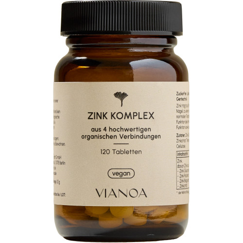 Zink Komplex, 120 Stk., VIANOA Health GmbH