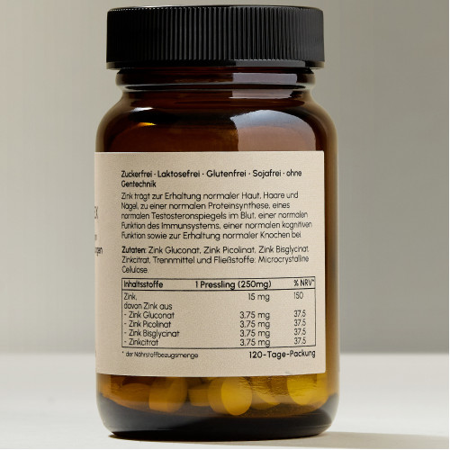 Zink Komplex, 120 Stk., VIANOA Health GmbH