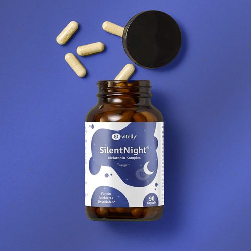 SilentNight&reg; Melatonin Komplex - 3 Monats Packung, 90 Stk., vitelly