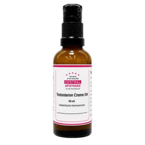 TESTOSTERON CREME D4, 50 ml, CENTRAL-APOTHEKE