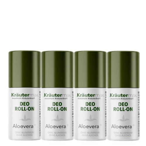 Aloe Vera Deo 4x50 ml, 200 ml, Kr&auml;utermax