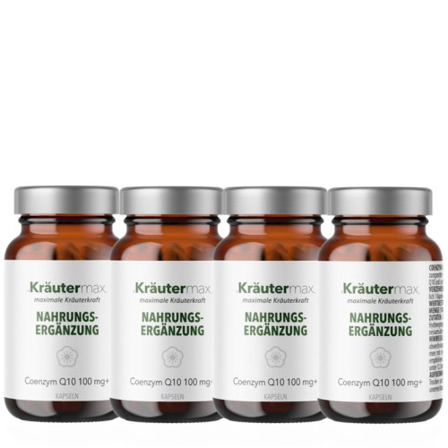 Coenzym Q10 100 mg+ Kapseln 4 x 60 St&uuml;ck, 240 Stk., Kr&auml;utermax