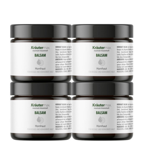 Hornhaut Balsam 4 x 30 ml, 120 ml, Kr&auml;utermax