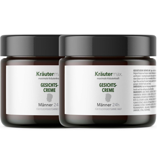 M&auml;nner Feuchtigkeitscreme 2 x 100 ml AKTION, 200 ml, Kr&auml;utermax