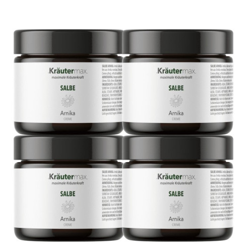 Arnika Salbe 4 x 100 ml, 400 ml, Kr&auml;utermax