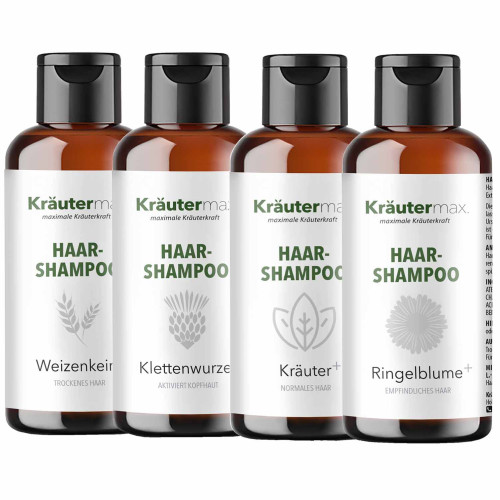 Haarshampoo Set Kr&auml;uter 4 x 250 ml AKTION, 1 Stk., Kr&auml;utermax