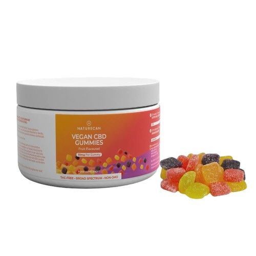 Vegane CBD Gummib&auml;rchen - 10mg CBD, 30 st&uuml;, Naturecan DE