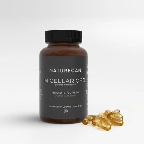 Mizellare CBD Kapseln, 90 kap, Naturecan DE