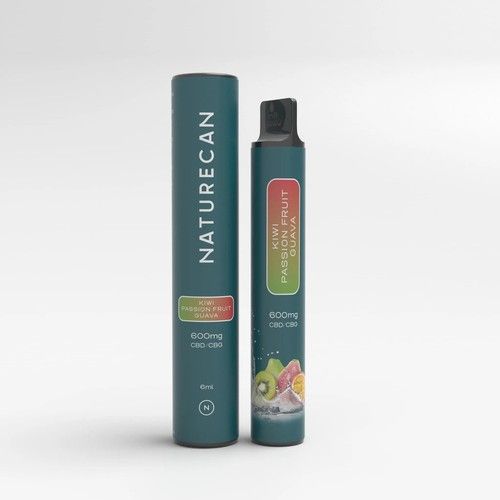 CBD/CBG Vape - Blue Raspberry, 600 mg, Naturecan DE
